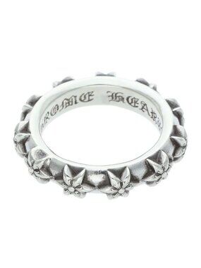 Chrome Hearts Star Band Silver Ring